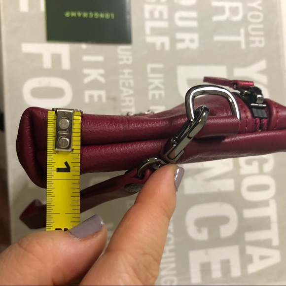 Longchamp LM Cuir Leather Wristlet Pouch p… - Picture 12 of 13
